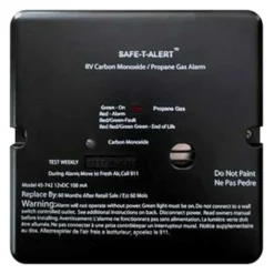 Safe-T-Alert® 45-742-BL - 45 Series™ Black Flush Mount Carbon Monoxide/Propane Alarm