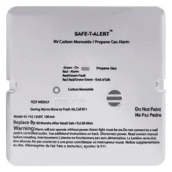 Safe-T-Alert® 45-742-WT - 45 Series™ White Flush Mount Carbon Monoxide/Propane Alarm