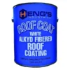 Heng's® - 32 Oz. Fibered Metal/Fiberglass White Roof Coating