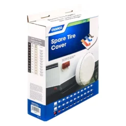 Camco® 45258 - RV Spare Tire Cover (Black, 27"Dia) -Magma Store 45252 6 2