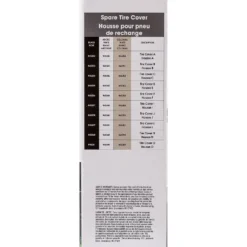 Camco® 45260 - RV Spare Tire Cover (Black, 24"Dia) -Magma Store 45252 9 4