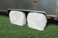 Camco® 45325 - Single Axle RV Wheel Covers (Arctic White, 36"-39"Dia) -Magma Store 45325 3