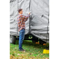 Camco® 45742 - UltraGuard™ Class C Motorhome Cover (Gray, Up To 26') -Magma Store 45743 3 7