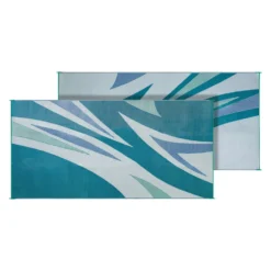 Faulkner® 46294 - Deluxe 8' X 20' Summer Waves (Green/Blue) Multi-Purpose Mat