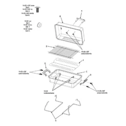 Char-Broil® - 190 Portable Charcoal Grill -Magma Store 465131014 5 1