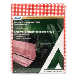 Camco® - 52" X 84" Vinyl Tablecloth Set -Magma Store 51021 3