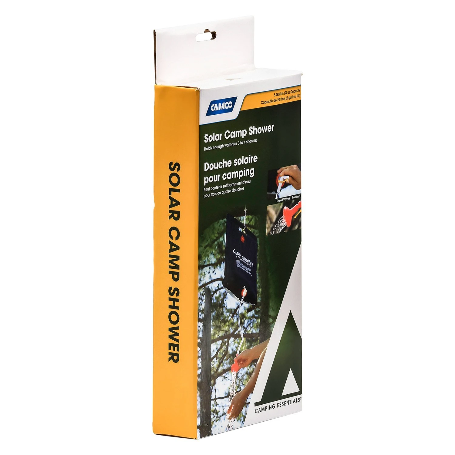 Camco® - 5 Gal Solar Portable Camp Shower 2 Camco® - 5 Gal Solar Portable Camp Shower - Image 2