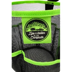 Camco® - Black/Green Fabric Mesh Shower Caddy -Magma Store 51997 3
