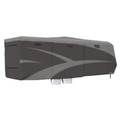 ADCO® 52277 - SFS AquaShed™ Designer Toy Hauler Trailer Cover (Gray, Up To 40')