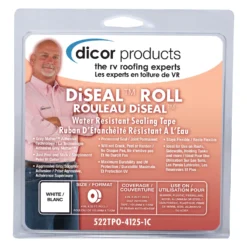 Dicor® 522TPO4125 - DiSeal™ TPO White Roll Tape (4"W X 12.5'L)