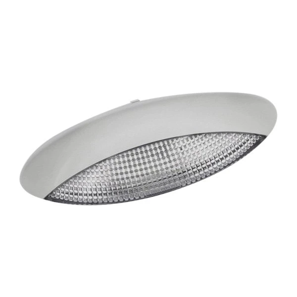Diamond Group® - Eurostyle Oval Clear Lens White Case LED Porch/Utility Light 1 Diamond Group® - Eurostyle Oval Clear Lens White Case LED Porch/Utility Light