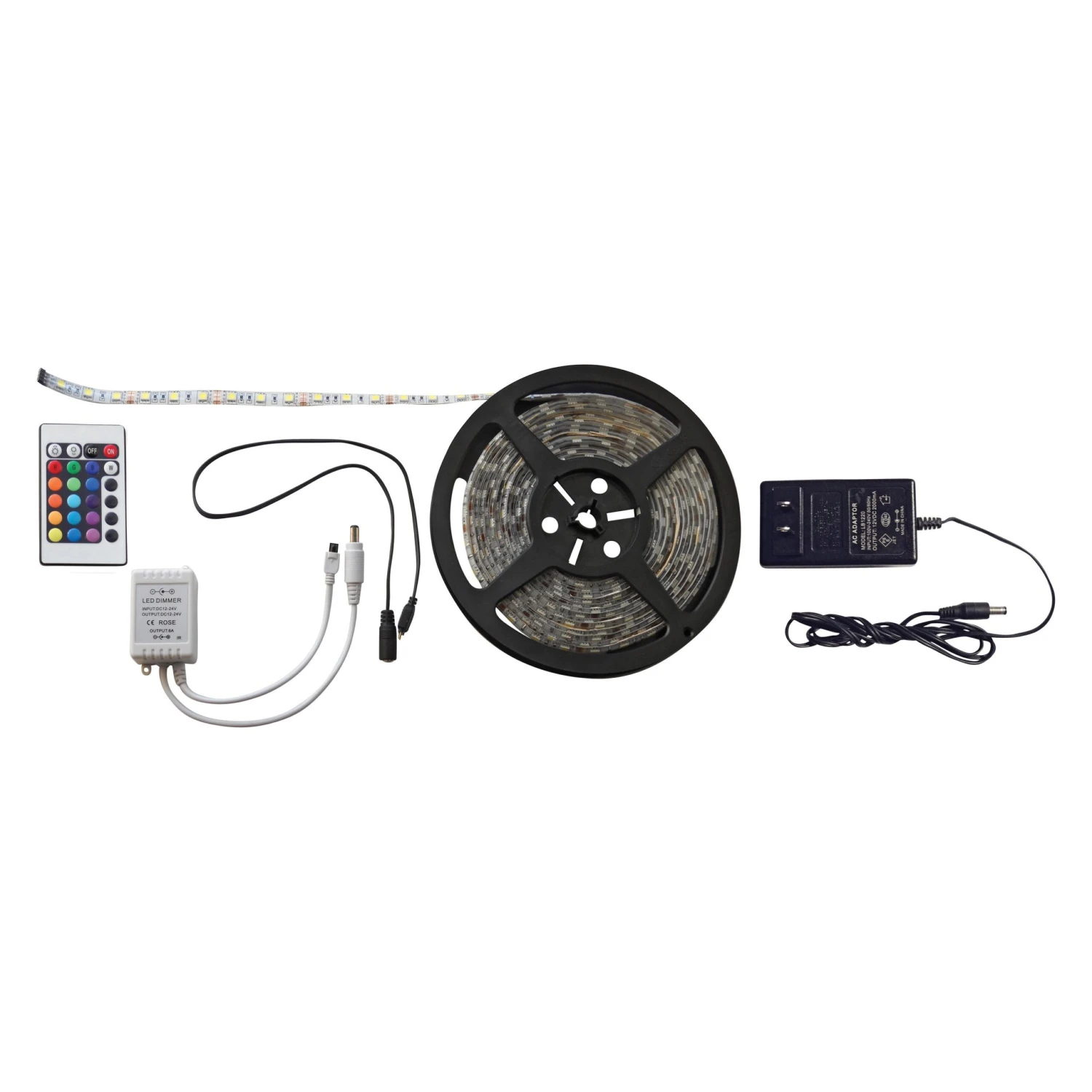 Diamond Group® DG52688 - Multicolor 33' RGB LED Strip Light Kit 1 Diamond Group® DG52688 - Multicolor 33' RGB LED Strip Light Kit
