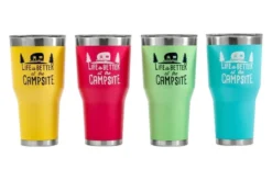 Camco® 53062 - "Life Is Better At The Campsite" 30 Oz. Pink Stainless Steel Thermo Tumbler With "Life Is Better At The Campsite" Logo 11 Camco® 53062 - "Life Is Better At The Campsite" 30 Oz. Pink Stainless Steel Thermo Tumbler With "Life Is Better At The Campsite" Logo -Magma Store 53062 6