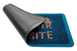 Camco® - Life Is Better At The Campsite™ 17.25" X 29" Blue Scraper Vinyl Door Mat -Magma Store 53201 5