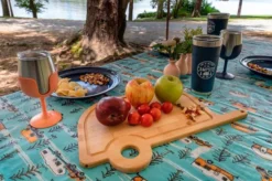 Camco® - RV And Tree Sketch Design Tablecloth With Bench Covers -Magma Store 53380 17