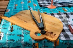 Camco® - RV And Tree Sketch Design Tablecloth With Bench Covers -Magma Store 53380 9