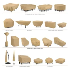 Classic Accessories® - Terrazzo™ Sand X-Large BBQ Grill Cover (72"L X 26"W X 51"H) -Magma Store 53952 ec 7