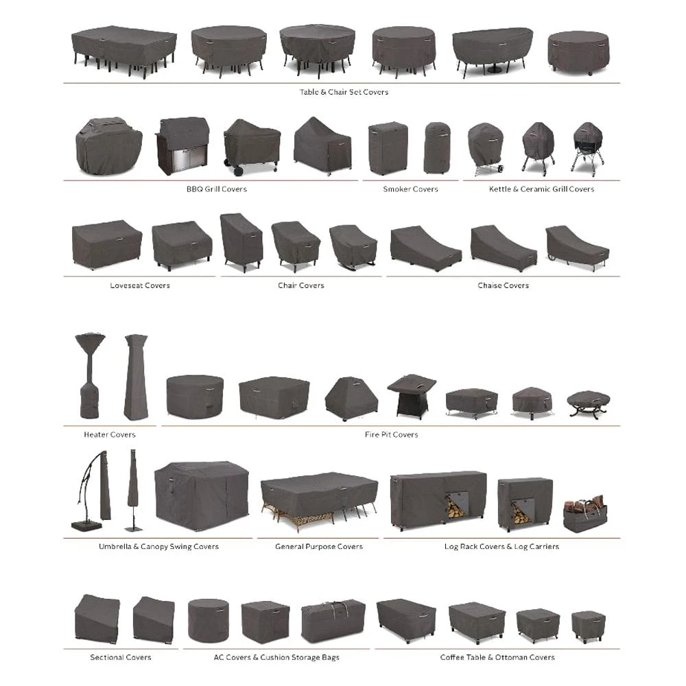 Classic Accessories® - Ravenna™ Dark Taupe Kettle BBQ Grill Cover (26.5"Dia X 38"H) 11 Classic Accessories® - Ravenna™ Dark Taupe Kettle BBQ Grill Cover (26.5"Dia X 38"H) - Image 11