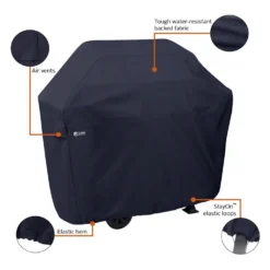Classic Accessories® - Classic™ Black Small BBQ Grill Cover (44"L X 22"W X 44"H) -Magma Store 55 304 020401 00 7