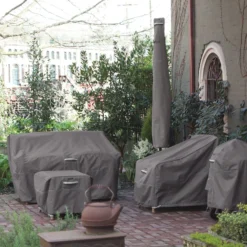 Classic Accessories® - Ravenna™ Taupe Large Kamado Grill Cover For Big Green Egg™ Grill (22"Dia X 40"H) -Magma Store 55 321 045101 ec 3