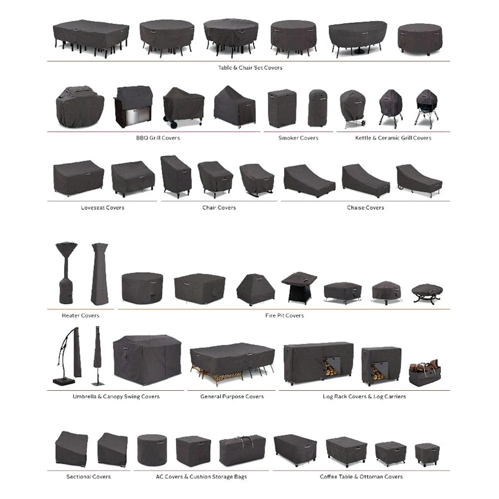 Classic Accessories® - Ravenna™ Dark Taupe X-Small Built-In Grill Cover (32"L X 26"W X 24"H) 12 Classic Accessories® - Ravenna™ Dark Taupe X-Small Built-In Grill Cover (32"L X 26"W X 24"H) - Image 12