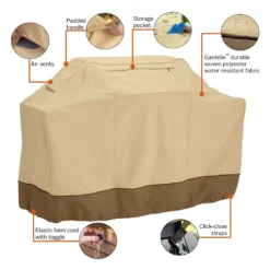Classic Accessories® - Veranda™ Pebble Small/Medium BBQ Grill Cover (52"L X 24"W X 44"H) -Magma Store 55 338 371501 00 11