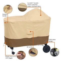 Classic Accessories® - Veranda™ Pebble Small/Medium BBQ Grill Cover For Weber™ Grills (40"L X 30"W X 43.5"H) -Magma Store 55 411 011501 00 14