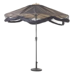 Classic Accessories® - 104.3" L X 104.3" W X 98.8" H Umbrella Insect Net Canopy -Magma Store 55 605 012801 rt 3