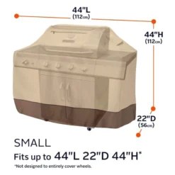 Classic Accessories® - Veranda™ Pebble Small Grill Cover (44"L X 22"W X 44"H) -Magma Store 55 702 021501 00 16