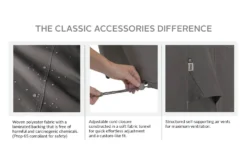 Classic Accessories® - Ravenna™ Dark Taupe Medium BBQ Grill Cover For Weber™ Summit Grills (57"L X 36"W X 48"H) -Magma Store 55 787 265101 ec 18