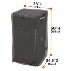 Classic Accessories® - Ravenna™ Dark Taupe X-Large Square Smoker Cover (33"L X 24.5"W X 60"H) -Magma Store 55 853 325101 ec 11