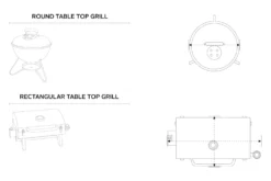 Classic Accessories® - Veranda™ Pebble Portable Round Table Top Grill Cover & Carry Bag (22"Dia X 18"H) -Magma Store 55 973 031501 00 15 scaled