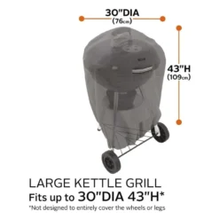 Classic Accessories® - Kettle BBQ Grill Cover For Kettle BBQ Grills (30"Dia X 43"H) -Magma Store 55 998 045101 ec 12 1