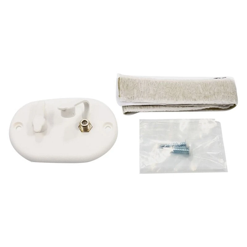 Camco® 55043 - White Double TV Wall Plate 1 Camco® 55043 - White Double TV Wall Plate