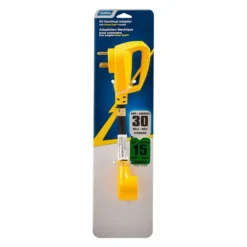 Camco® - Power Grip™ 12" Dogbone Power Adapter With Handle Grip (30A Male X 15A Female) 14 Camco® - Power Grip™ 12" Dogbone Power Adapter With Handle Grip (30A Male X 15A Female) -Magma Store 55153 6