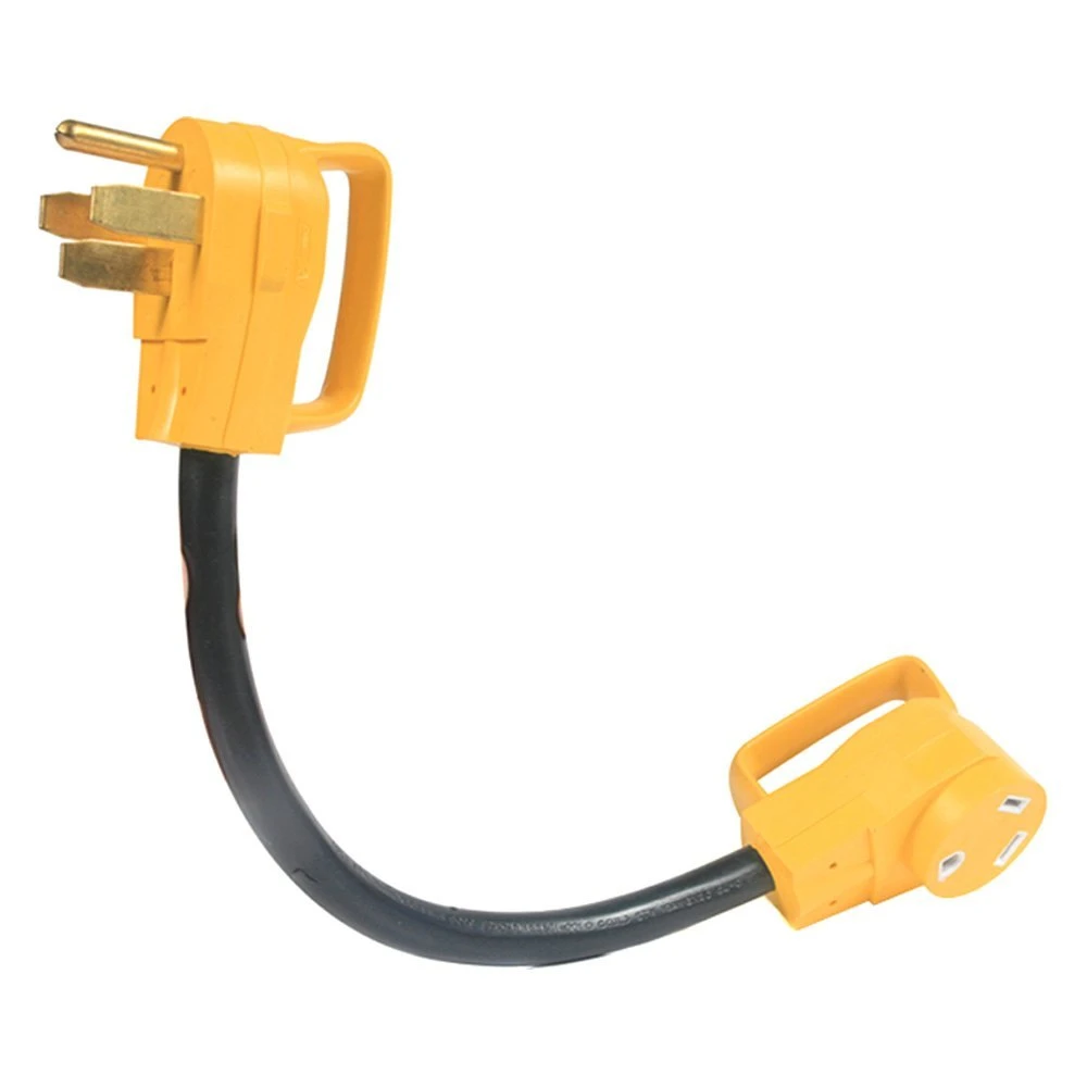 Camco® 55173 - Power Grip™ 18" Dogbone Power Adapter With Handle Grip (50A Male X 30A Female) 1 Camco® 55173 - Power Grip™ 18" Dogbone Power Adapter With Handle Grip (50A Male X 30A Female)