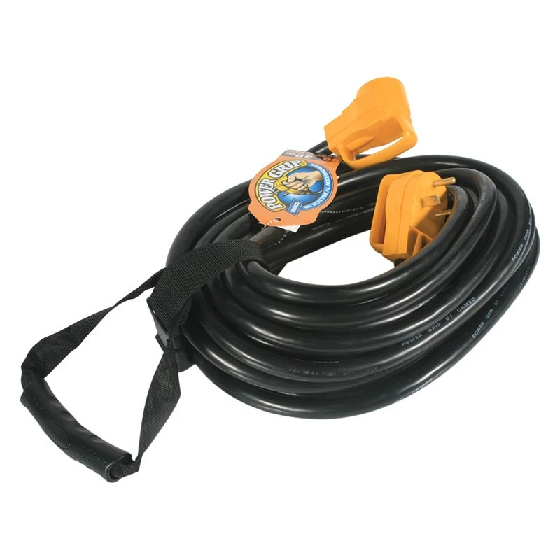 Camco® - Power Grip™ 50' Extension Power Cord With Handle Grip (30A Male X 30A Female) 2 Camco® - Power Grip™ 50' Extension Power Cord With Handle Grip (30A Male X 30A Female) - Image 2