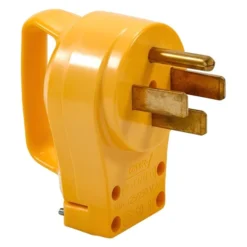 Camco® 55255 - Power Grip™ 50A Male Replacement Plug With Handle Grip