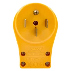 Camco® 55255 - Power Grip™ 50A Male Replacement Plug With Handle Grip -Magma Store 55255 3 1