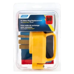 Camco® 55255 - Power Grip™ 50A Male Replacement Plug With Handle Grip -Magma Store 55255 5