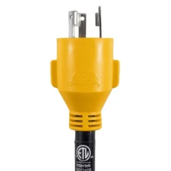 Camco® - 30A Male X 30A Female/125V/3750W 12" 3-Prong Power Grip Dogbone Generator Adapter -Magma Store 55272 8