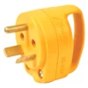Camco® - Power Grip™ 30A Male Replacement Plug (Mini) With Handle Grip