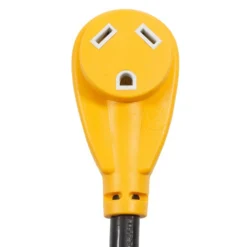 Camco® - Power Grip™ 30A Straight Male X 30A Straight Female Dogbone Voltage Protector With Handle Grip W/o Over/Under Voltage And Surge Protection -Magma Store 55312 5