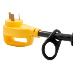 Camco® - Power Grip™ 30A Straight Male X 30A Straight Female Dogbone Voltage Protector With Handle Grip W/o Over/Under Voltage And Surge Protection -Magma Store 55312 7