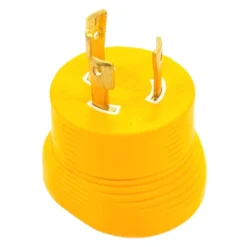 Camco® - 30A Male X 30A Female/125V/3750W 3-Prong Power Grip Generator Adapter