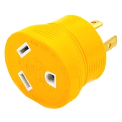 Camco® - 30A Male X 30A Female/125V/3750W 4-Prong Power Grip Generator Adapter 12 Camco® - 30A Male X 30A Female/125V/3750W 4-Prong Power Grip Generator Adapter -Magma Store 55338 3