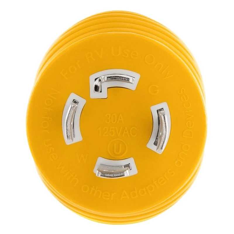 Camco® - 30A Male X 30A Female/125V/3750W 4-Prong Power Grip Generator Adapter 4 Camco® - 30A Male X 30A Female/125V/3750W 4-Prong Power Grip Generator Adapter - Image 4