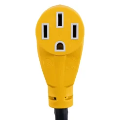 Camco® - 30A Male X 50A Female/125-250V/7000W 12" 4-Prong Power Grip Dogbone Generator Adapter -Magma Store 55422 6