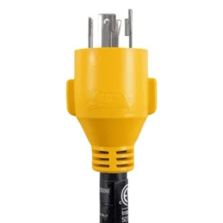 Camco® - 30A Male X 50A Female/125-250V/7000W 12" 4-Prong Power Grip Dogbone Generator Adapter -Magma Store 55422 7