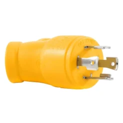 Camco® - 30A Male X 2 15A Female/125V/3750W 4-Prong Power Grip Y Generator Adapter -Magma Store 55438 7